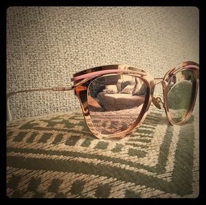 Fencoi rose gold sunglasses